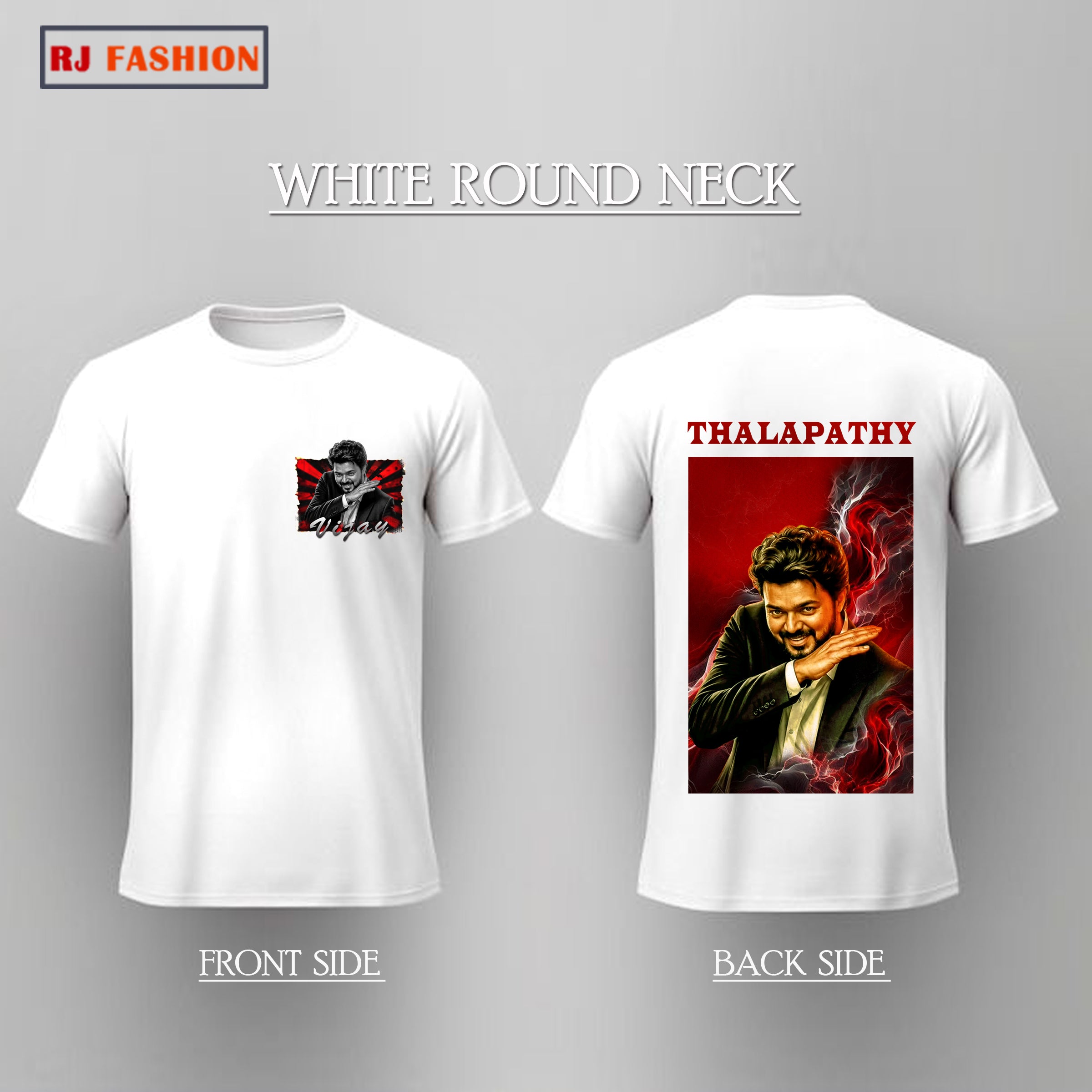 TVK ALL FINISH WHITE T-SHIRT TVK 10