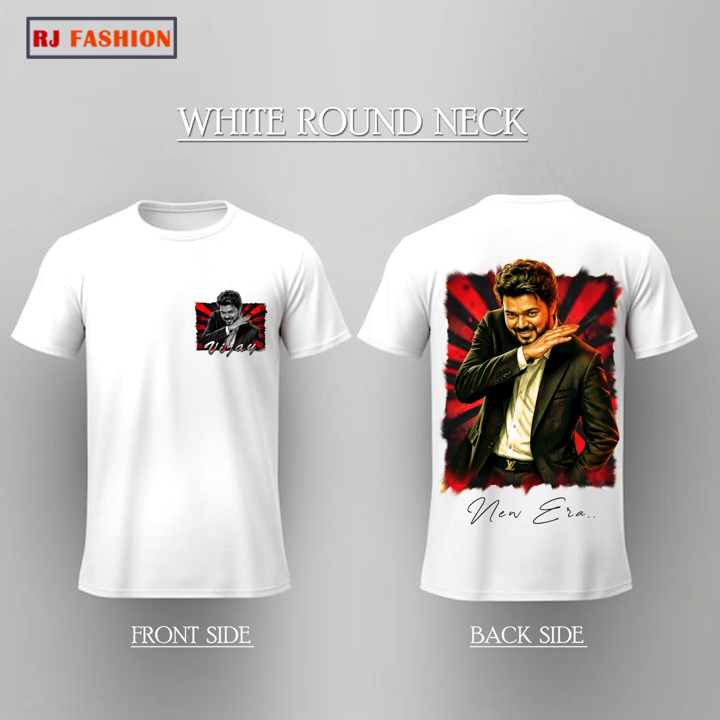 TVK ALL FINISH WHITE T-SHIRT TVK 13
