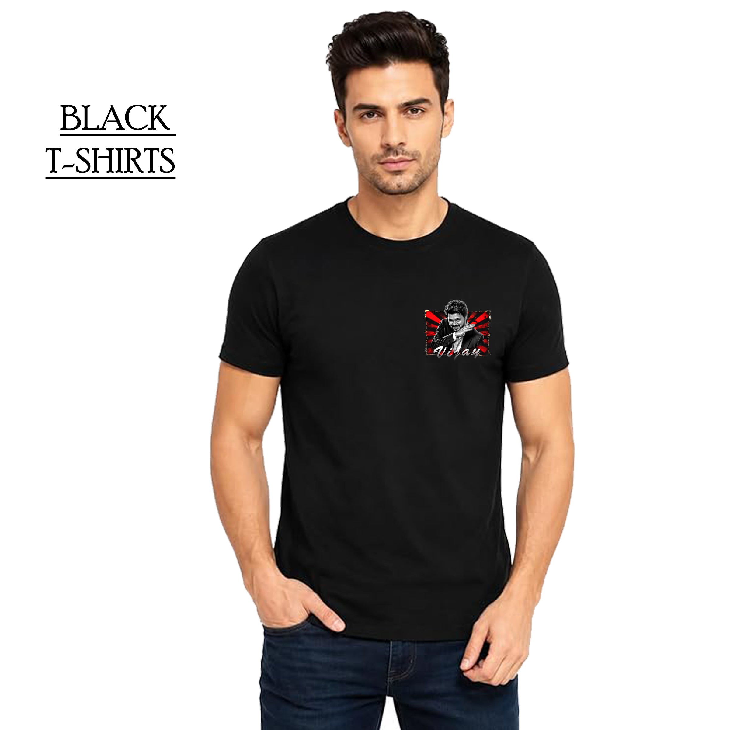 TVK ALL FINISH BLACK T-SHIRT TVK 13