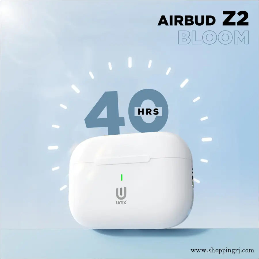 Unix Airbuds Z2 Bloom – ANC True Wireless Earbuds with 40Hr Playtime