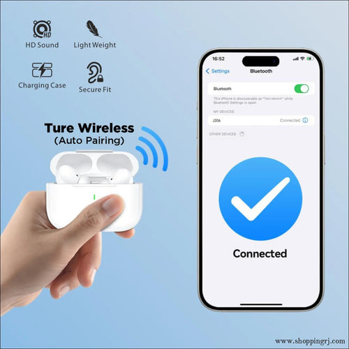 Unix Airbuds Z2 Bloom – ANC True Wireless Earbuds with 40Hr Playtime - White - Earbuds