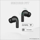 Unix Airbuds Z3 Brizo – 48hr Playtime Enc High Bass Bt 5.4 True Wireless Earbuds with Free Silicone Case