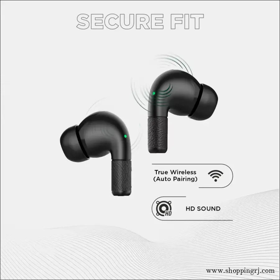 Unix Airbuds Z3 Brizo – 48Hr Playtime, ENC, High Bass BT 5.4 True Wireless Earbuds with Free Silicone Case