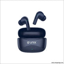 Unix Airbuds Z3 Brizo – 48Hr Playtime ENC High Bass BT 5.4 True Wireless Earbuds with Free Silicone Case - Navy