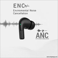 Unix Airbuds Z3 Brizo – 48Hr Playtime ENC High Bass BT 5.4 True Wireless Earbuds with Free Silicone Case - Earbuds