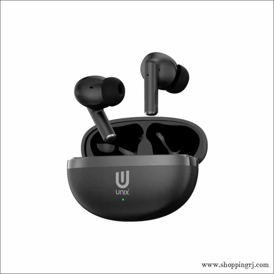 Unix Airbuds Z4 Uno – 40hr Playtime High Bass Bt 5.4 True Wireless Earbuds with 2 Moc Ic Protection