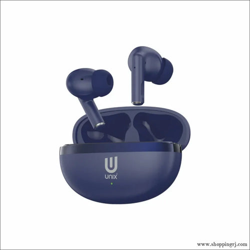 Unix Airbuds Z4 UNO – 40Hr Playtime High Bass BT 5.4 True Wireless Earbuds with 2 MOC IC Protection - Earbuds