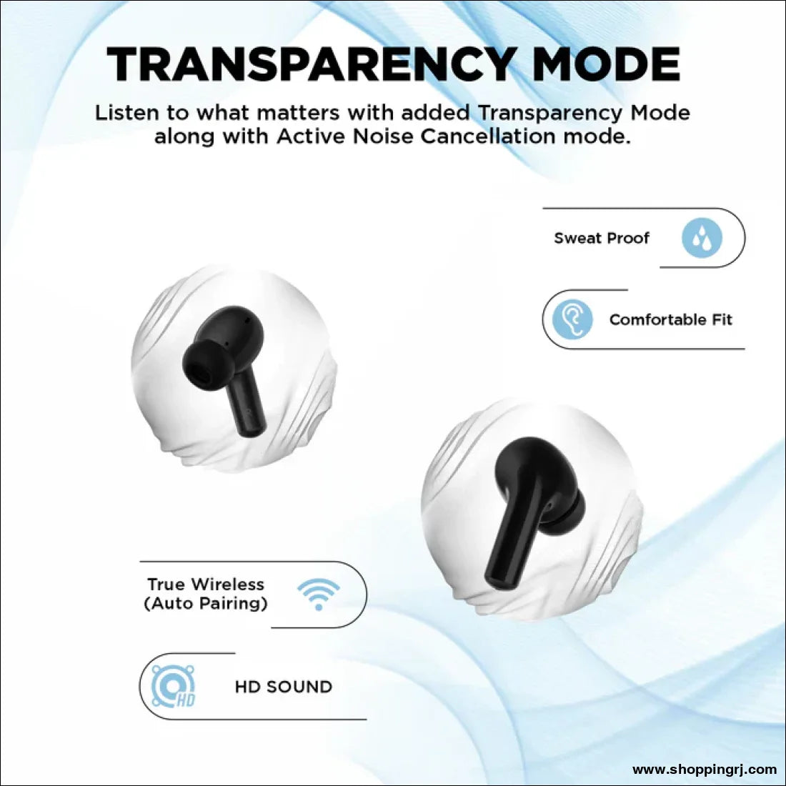 Unix Airbuds Z4 UNO – 40Hr Playtime, High Bass BT 5.4 True Wireless Earbuds with 2 MOC IC Protection