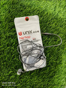 Unix Hip Hop Earphones Heavy Bass - Earphone