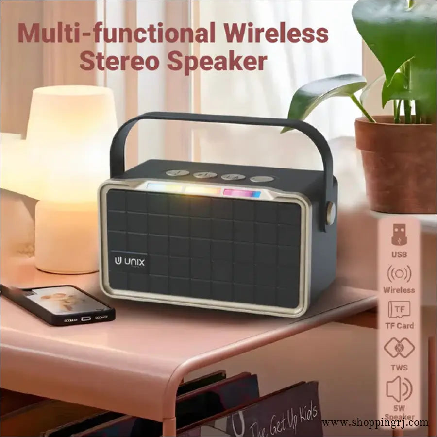 UNIX Recto XB-U22 Multi-Function Wireless Stereo Speaker