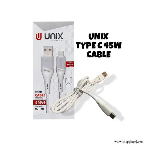 Unix Type 'c' cable (45w) - Cable - Aux cablechargerscable