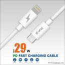 Unix Ux-pd29 Fast Charging Data Cable Type-c to Lightning