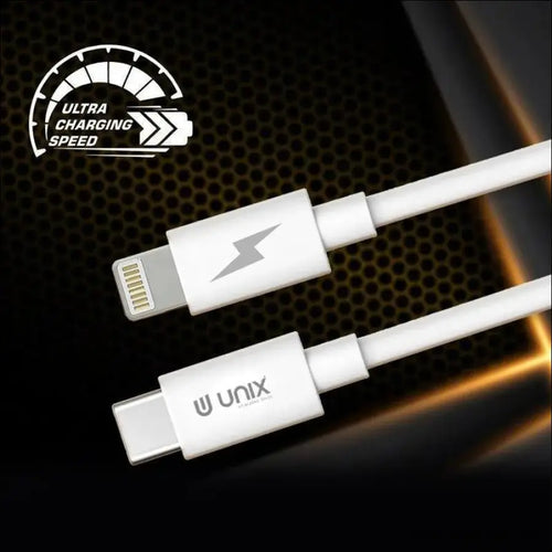 Unix Ux-pd29 Fast Charging Data Cable Type-c to Lightning
