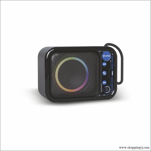 Unix XB-U44 Skon 7W Wireless Stereo Speaker with TF Card USB & Type-C Charging - Bluetooth speaker