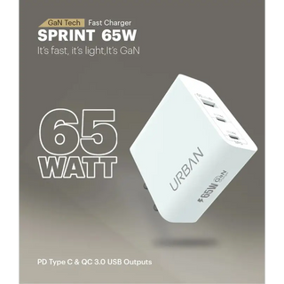 URBAN Sprint 65 Fast Charger With GaN Tech