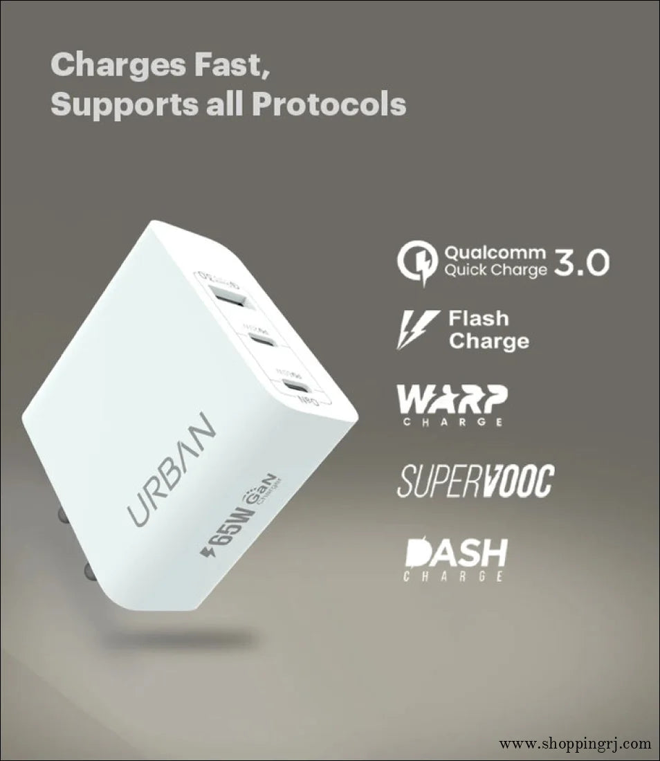 URBAN Sprint 65 Fast Charger With GaN Tech - charger