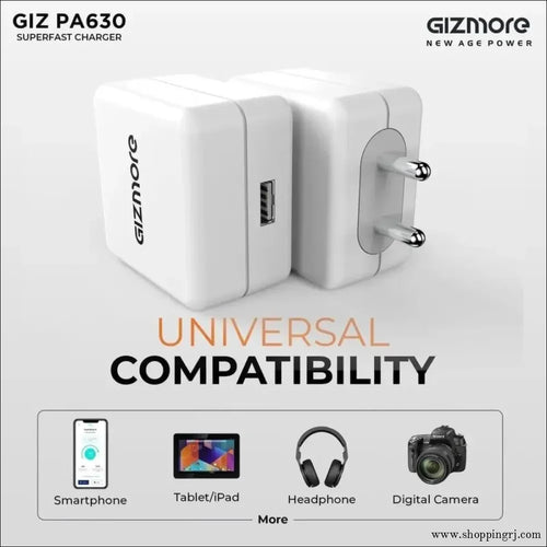 Gizmore 30w Turbo Power Adaptor GIZ PA630 - charger - chargerNew arrivalchargers