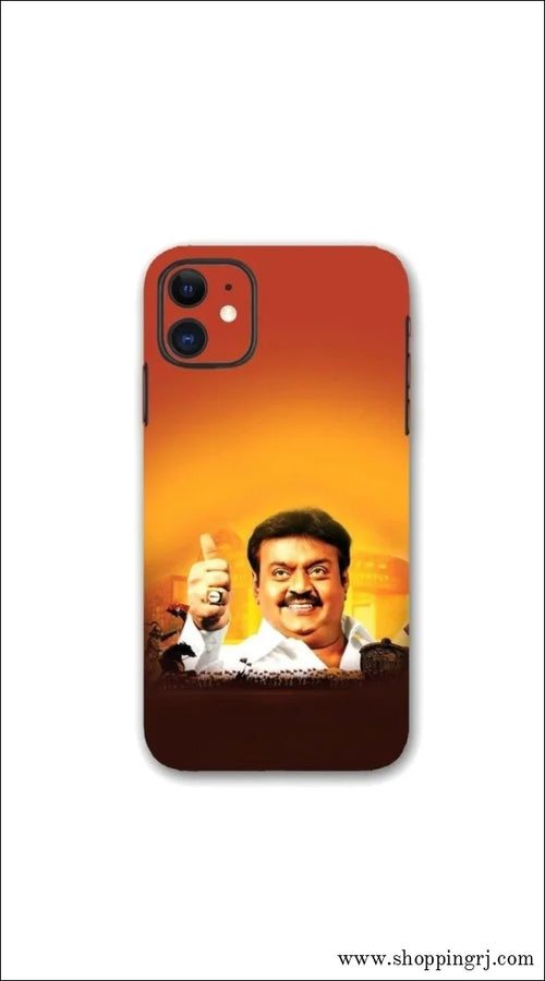 vijayakanth mobile skins - Mobile skins - leadersMobile's back stickerMobile skins