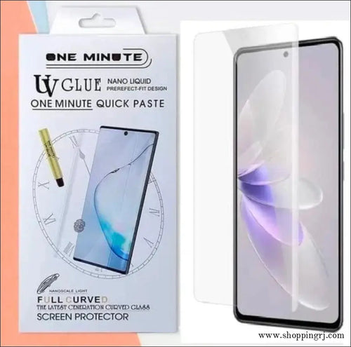 Vivo Curved Type Uv Tempered Glass - Tempered Glass