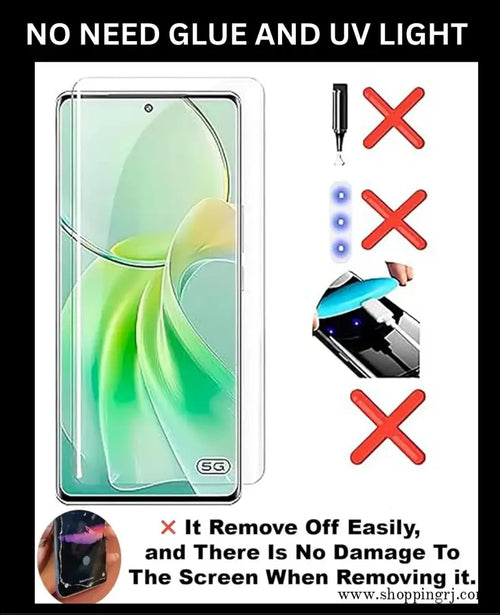 Vivo V50 5G FULL GLUE TEMPERED GLASS