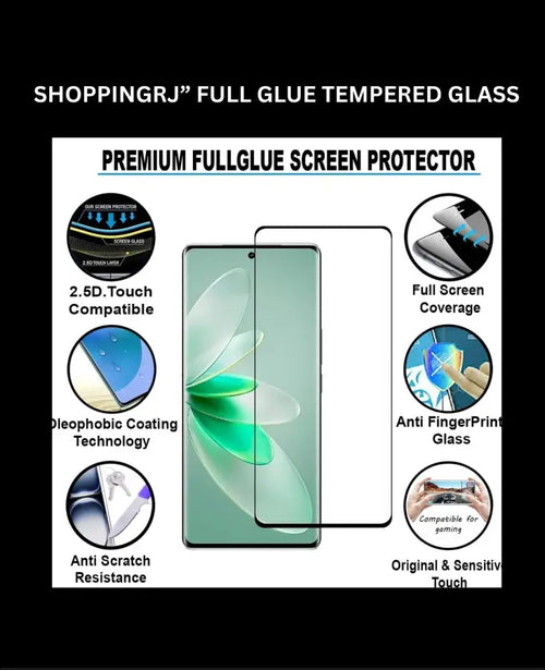 Vivo V50 5G FULL GLUE TEMPERED GLASS
