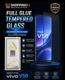 Vivo V50 5G FULL GLUE TEMPERED GLASS