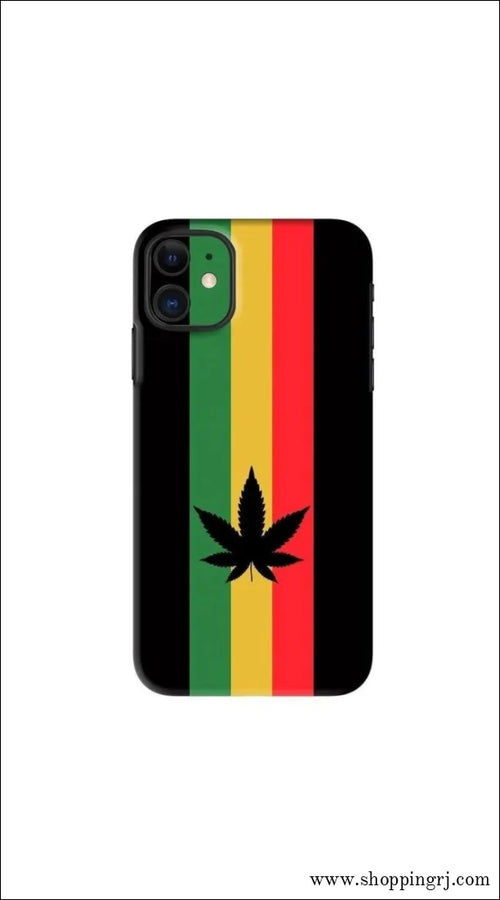 Weed Flag mobile Back Skin - Mobile skins - Mobile skinsNew arrivalMobile's back sticker