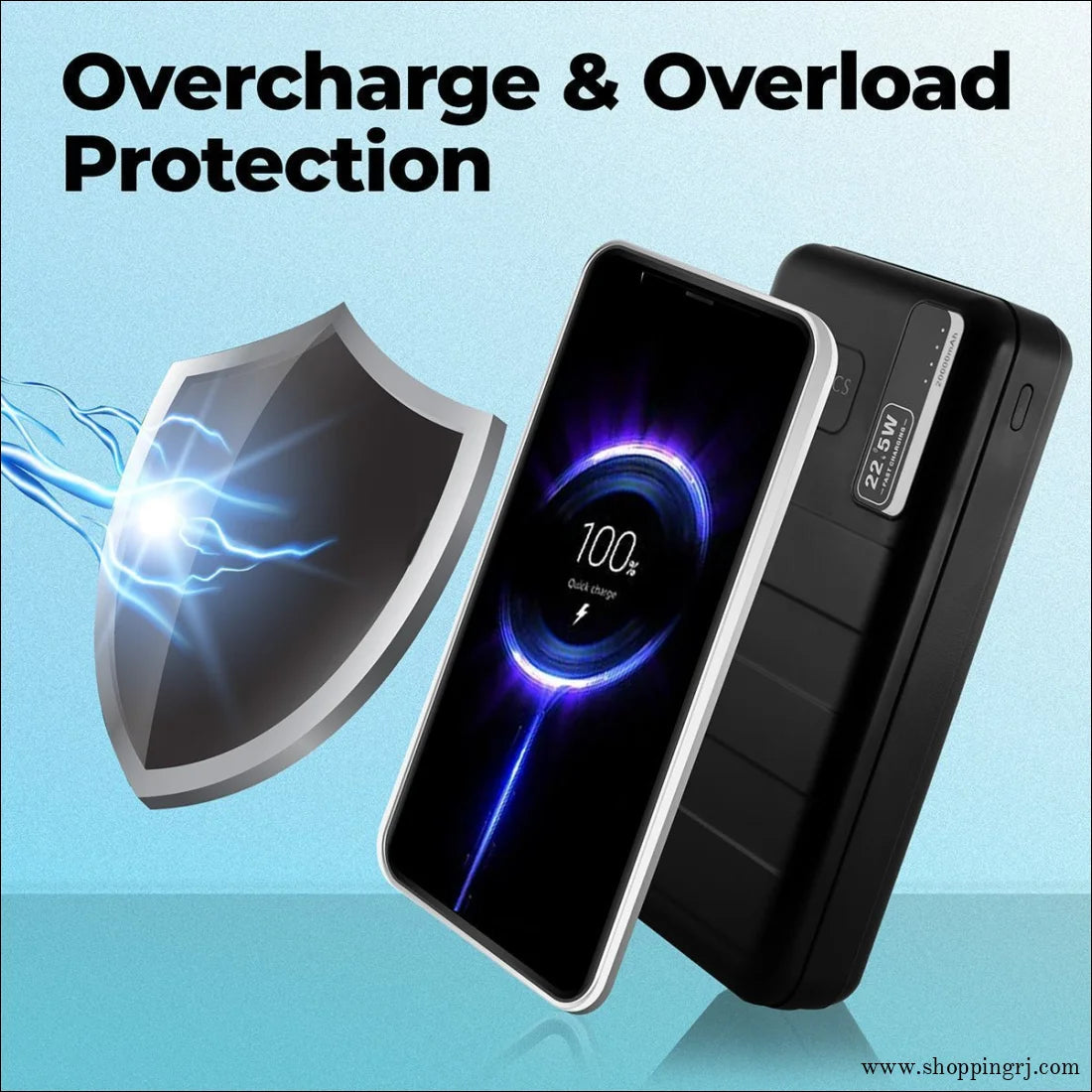 Zeb - MW52 Power bank 20000mah , 22.5w fast charging support - Power bank - 20000 mahRJ mobiles and accessories Thoothukudipower bank