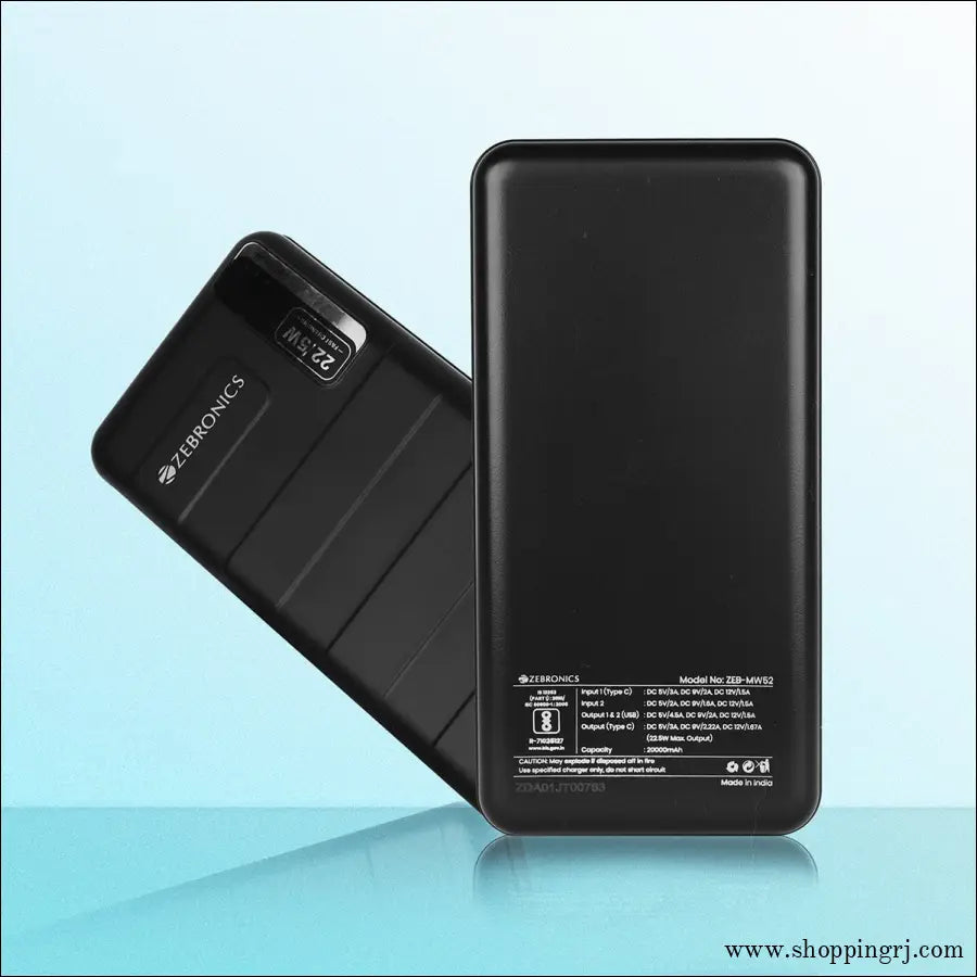Zeb-MW52 Power bank 20000mah , 22.5w fast charging support