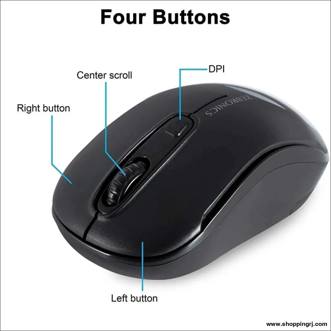 Zebronics dash Wireless Mouse - Laptop accessories