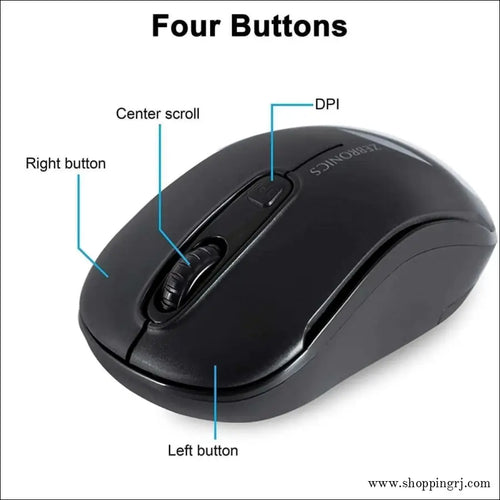 Zebronics Dash Wireless Mouse - Laptop Accessories